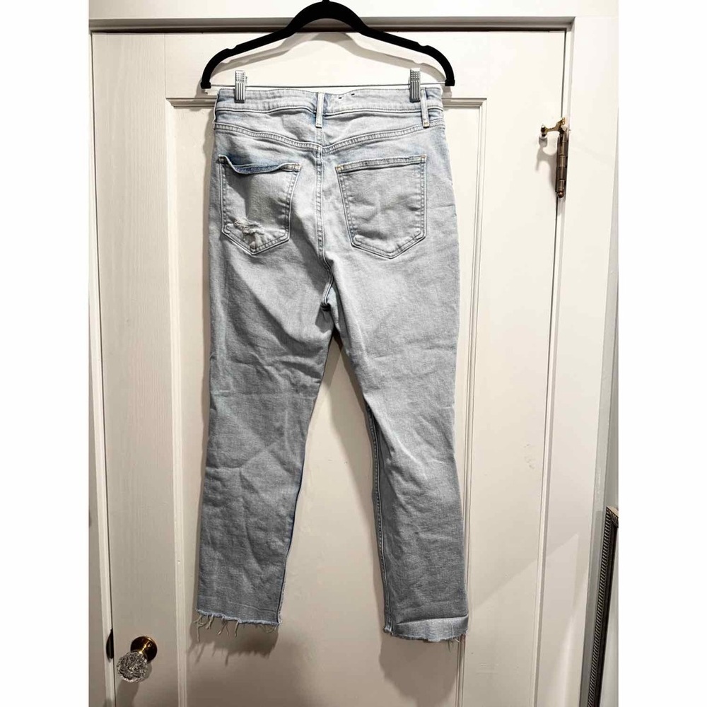 Gap Sky High Rise Vintage Slim Jeans Light Indigo 30 Straight 90s Denim Summer - Picture 4 of 14